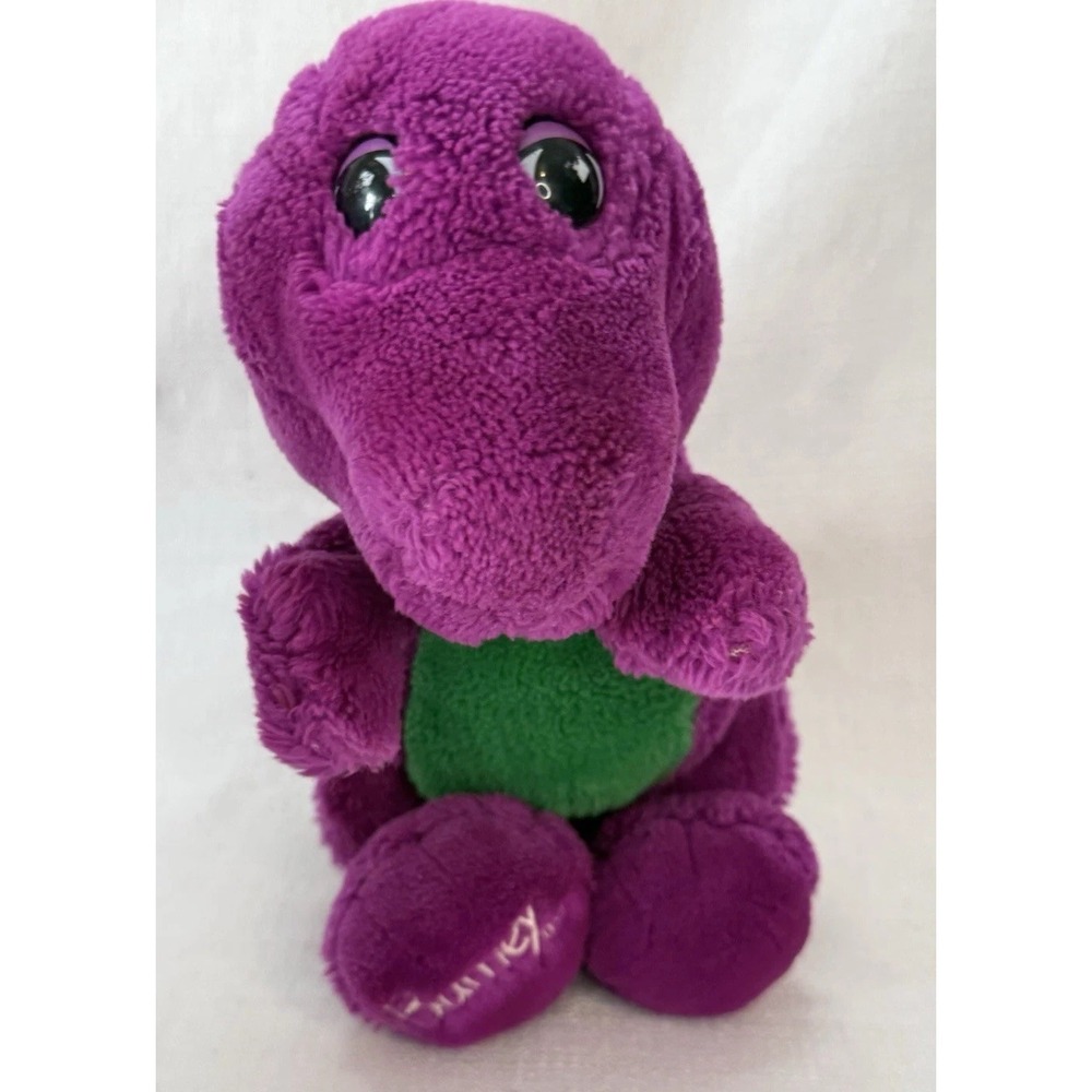 Vtg 1992 Barney the Purple Dinosaur The Lyons Group 13" Stuffed Animal Plush Toy